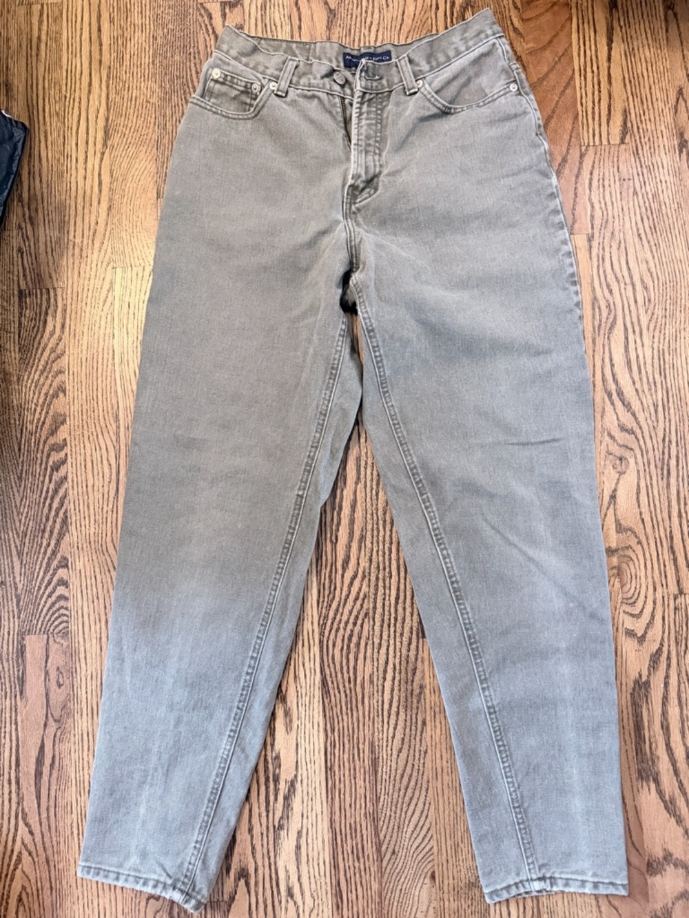 ABERCROMBIE Vintage 90s Jeans Women’s Sz 8 Olive Green Straight Leg High Rise